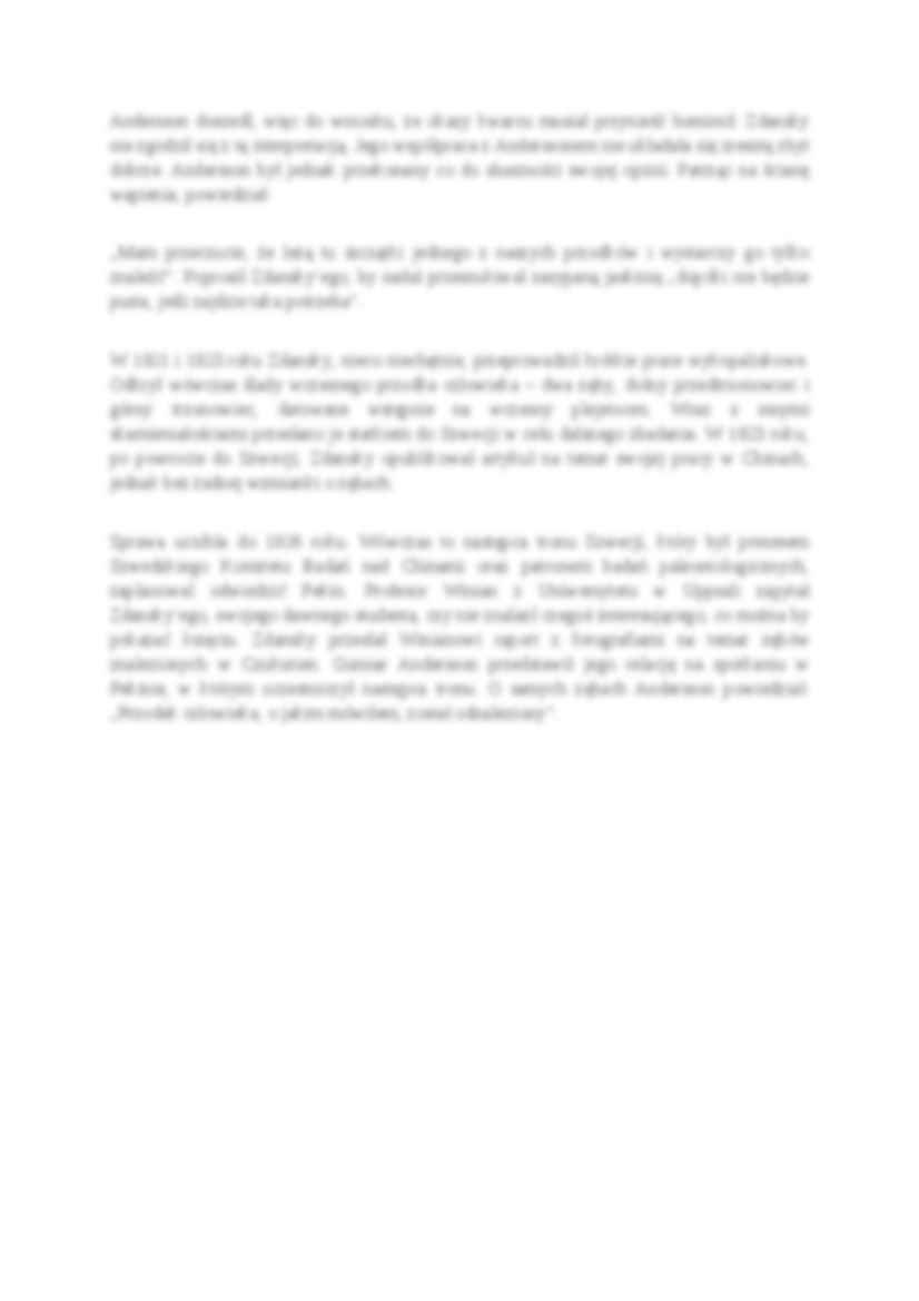 Człowiek pekiński i Czukutien - omówienie - strona 2