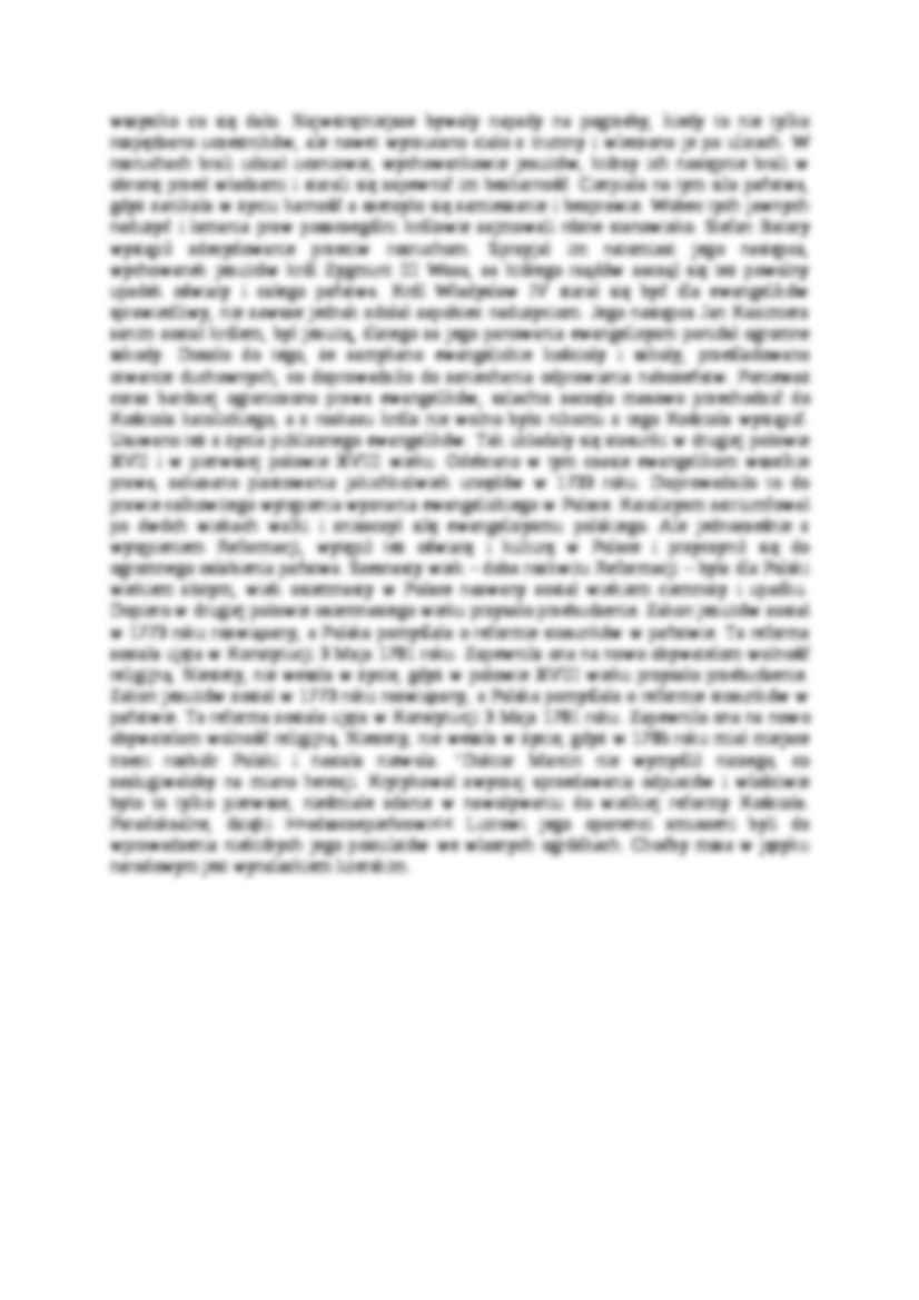 Reformacja I kontrreformacja w Polsce - omówienie - strona 3