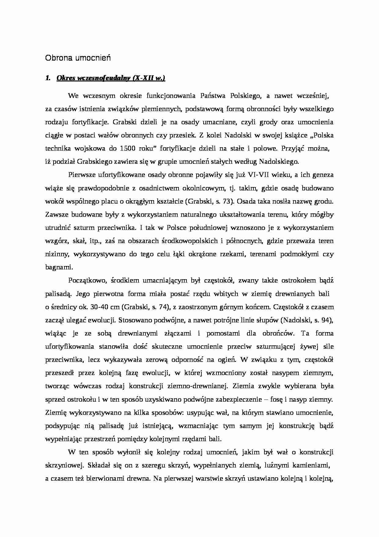 Obrona umocnień - omówienie - strona 1