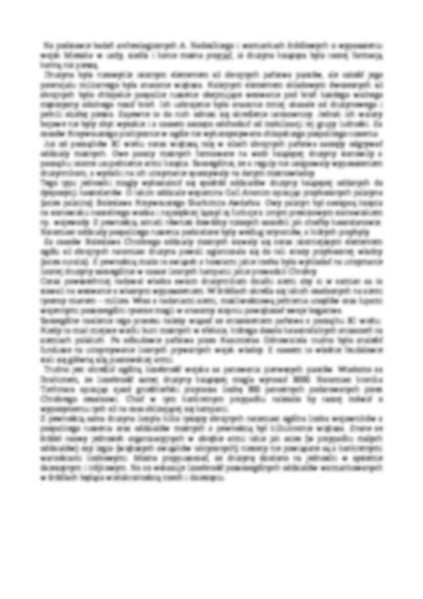 Organizacja polskich sił zbrojnych do roku 1138 - omówienie - strona 2