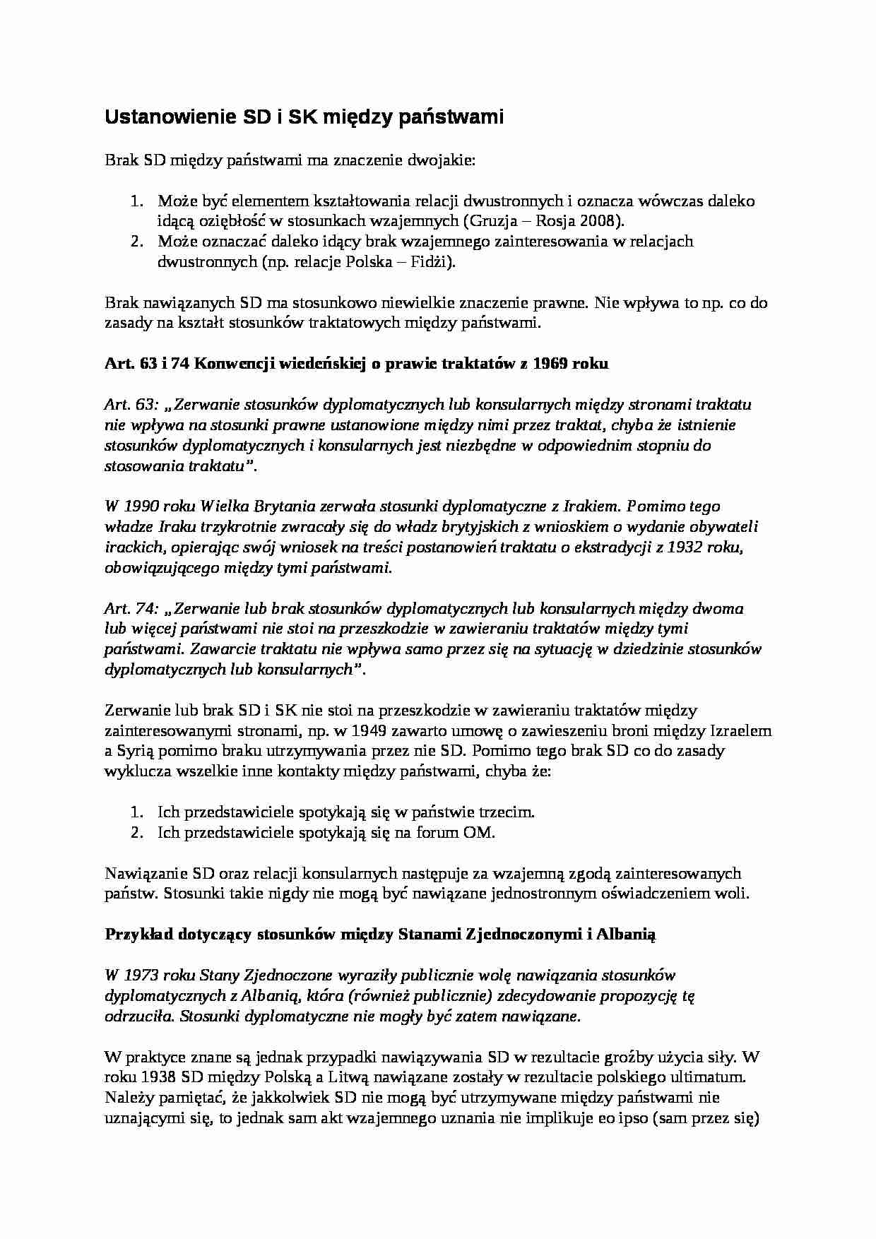 Ustanowienie SD i SK między państwami - omówienie - strona 1