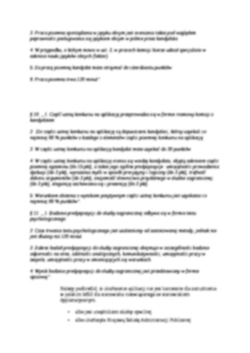 Warunki naboru na aplikację dyplomatyczno-konsularną - omówienie - strona 2