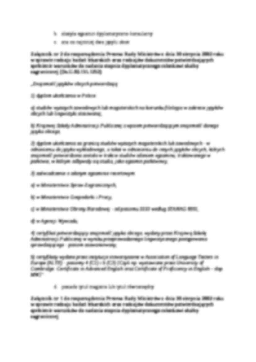 Warunki naboru na aplikację dyplomatyczno-konsularną - omówienie - strona 3