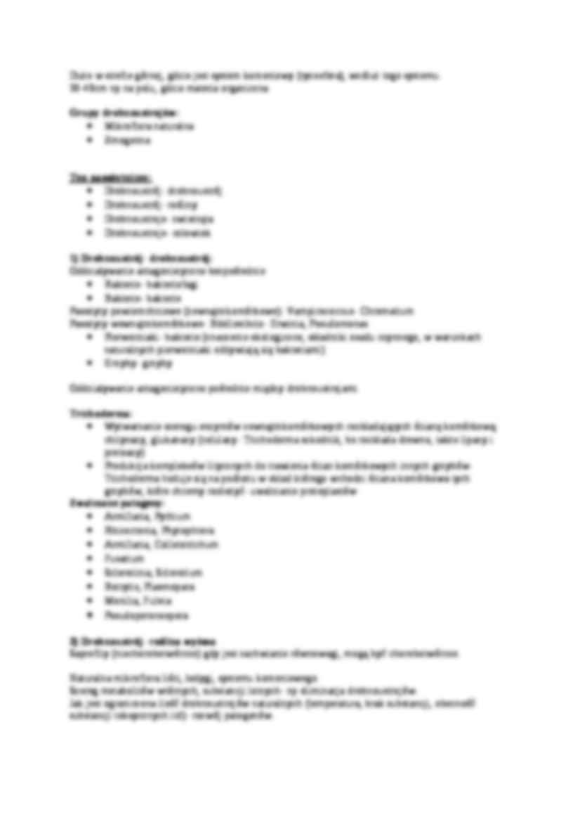  Typy ekologiczne drobnoustrojów - omówienie - strona 2