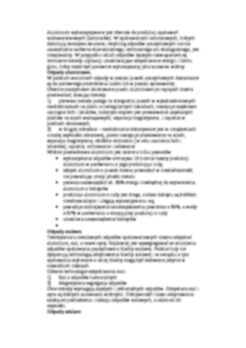 Ekologistyka, Recykling - omówienie - strona 2