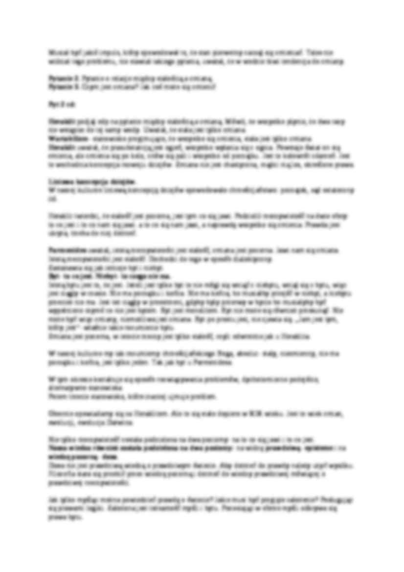 Filozofia, Dwie linie w filozofii europejskiej - omówienie - strona 2