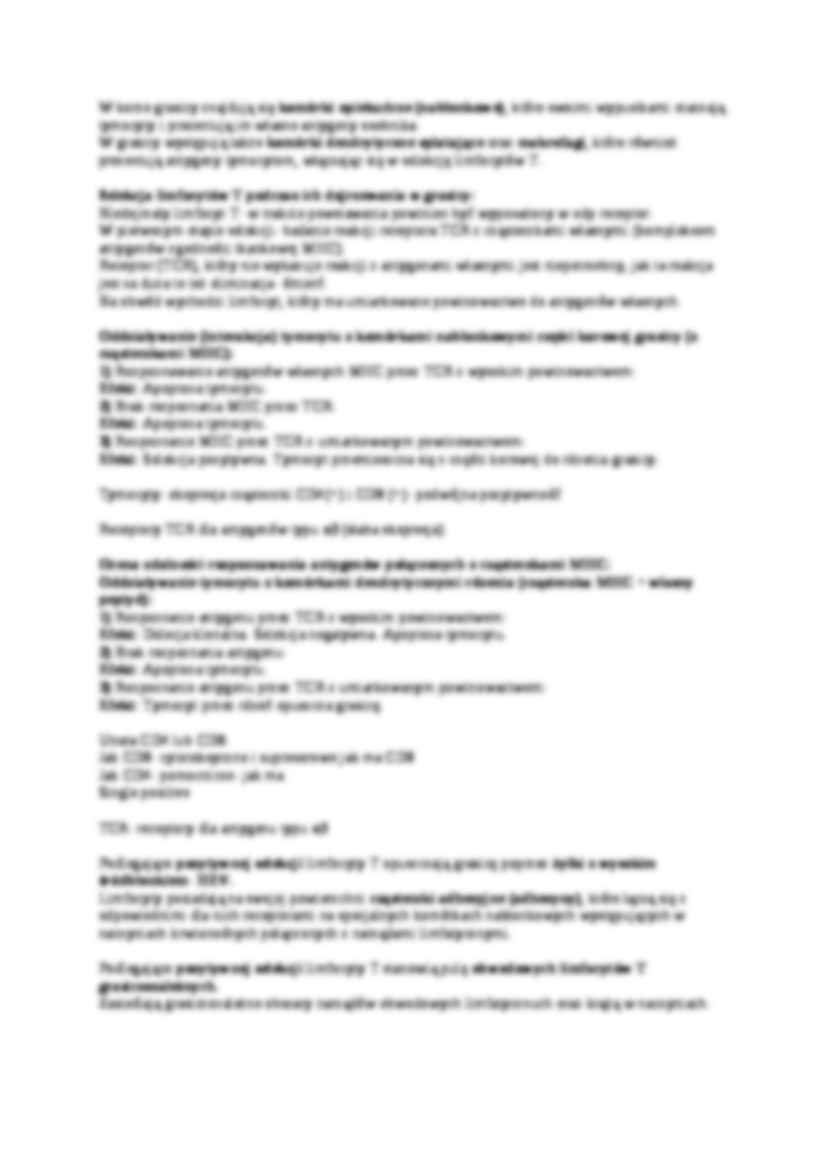 Immunologia, Narządy limfatyczne - omówienie - strona 2