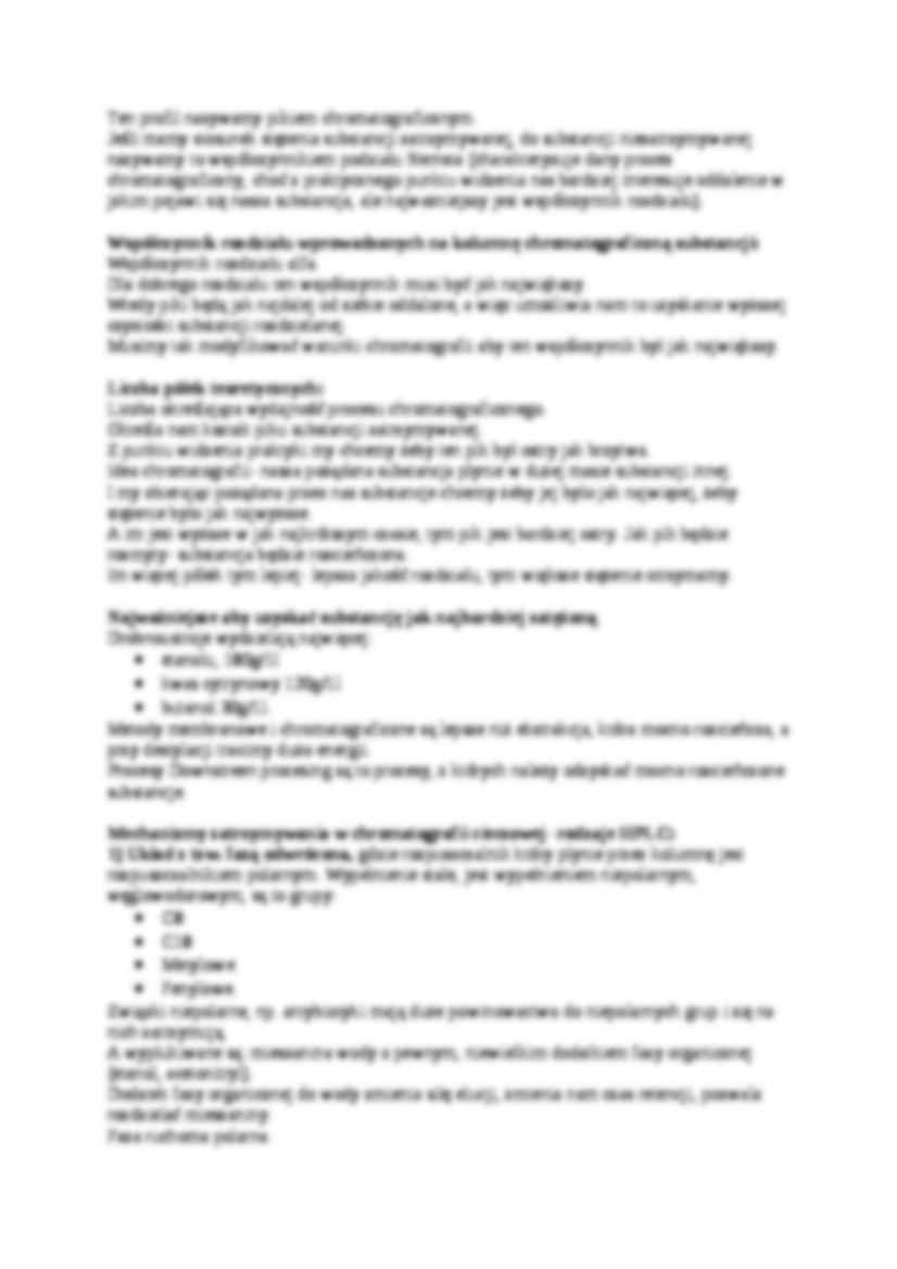 Chromatografia - omówienie - strona 2