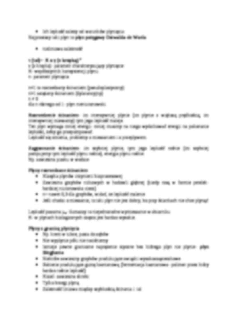 płyny niutonowskie i nieniutonowskie  - omówienie - strona 2