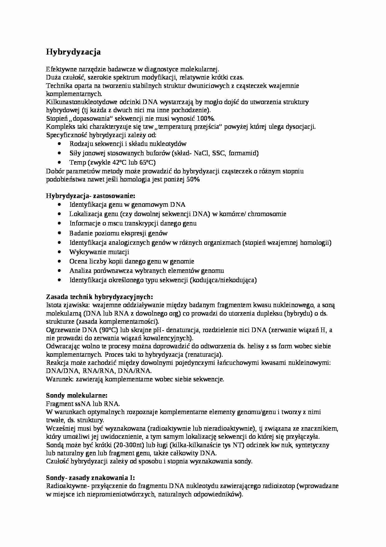  Hybrydyzacja - omówienie - strona 1