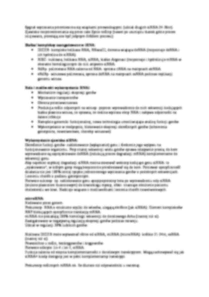 Interferencja RNA - omówienie - strona 2