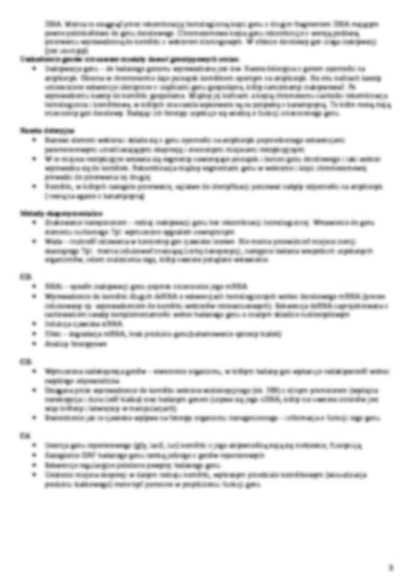 Lokalizacja genów - omówienie - strona 3