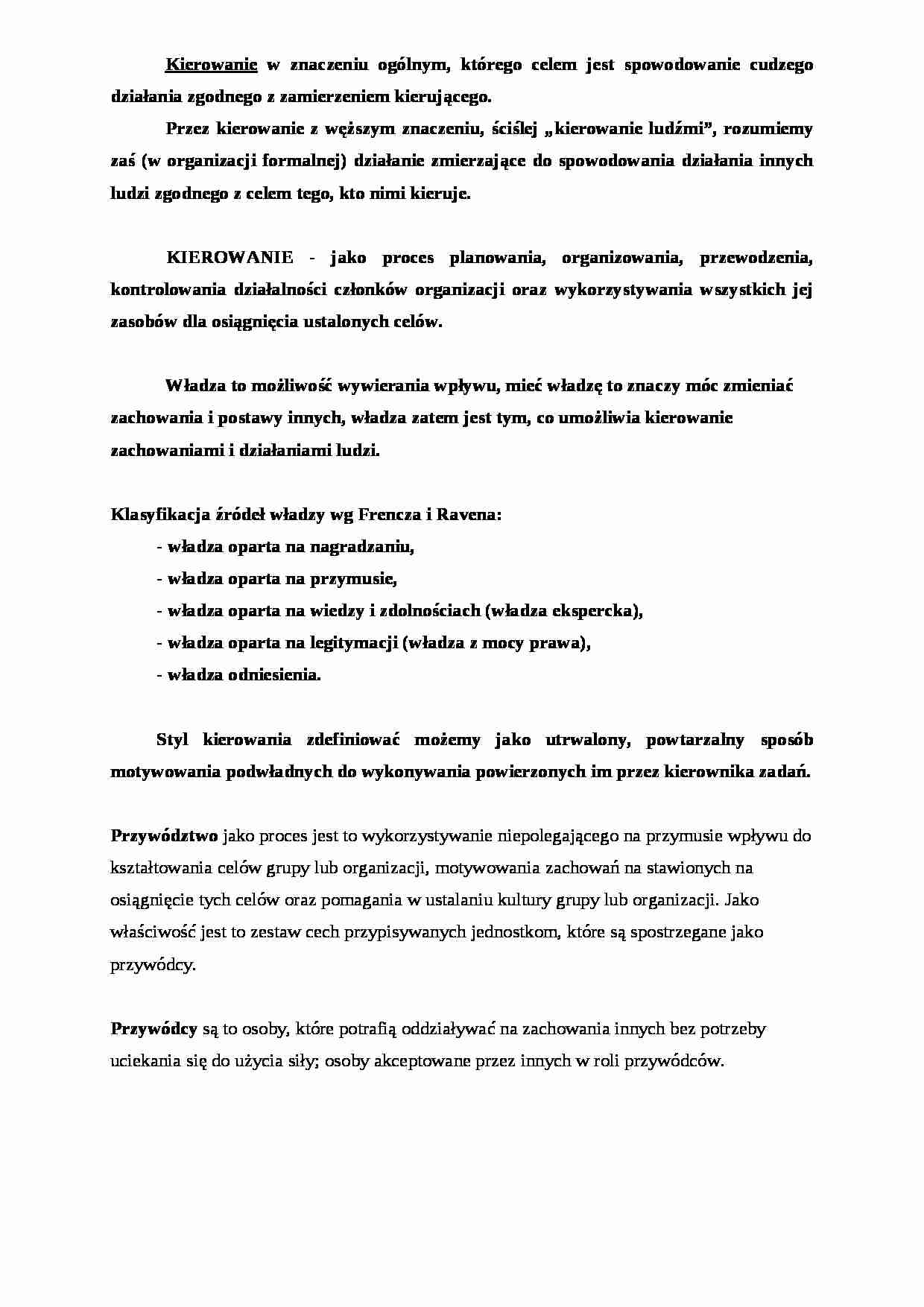 Kierowanie - omówienie - Frencz i Raven - strona 1