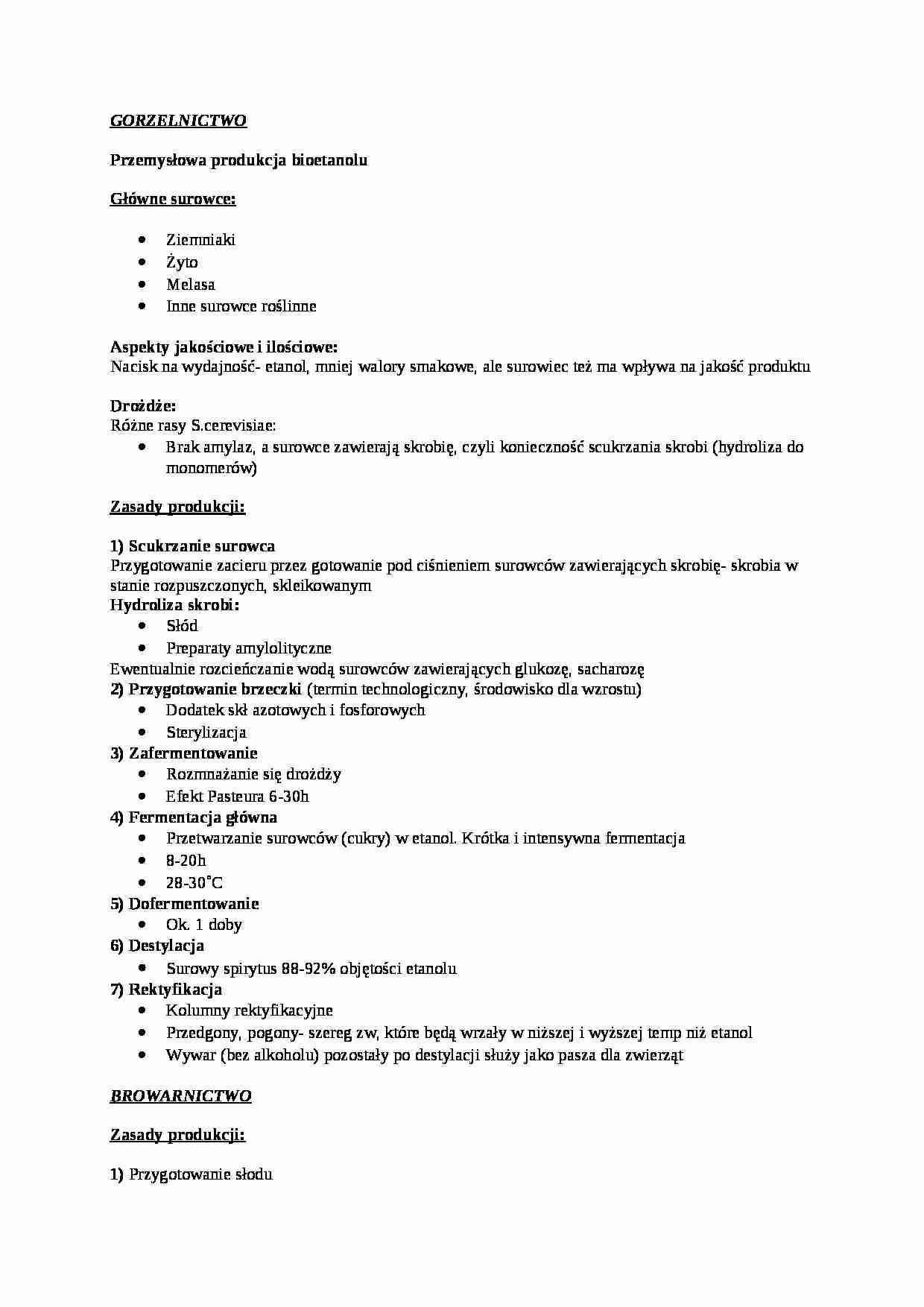  Gorzelnictwo - omówienie - strona 1