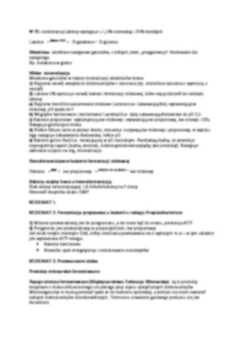 Procesy fermentacyjne - omówienie - strona 2