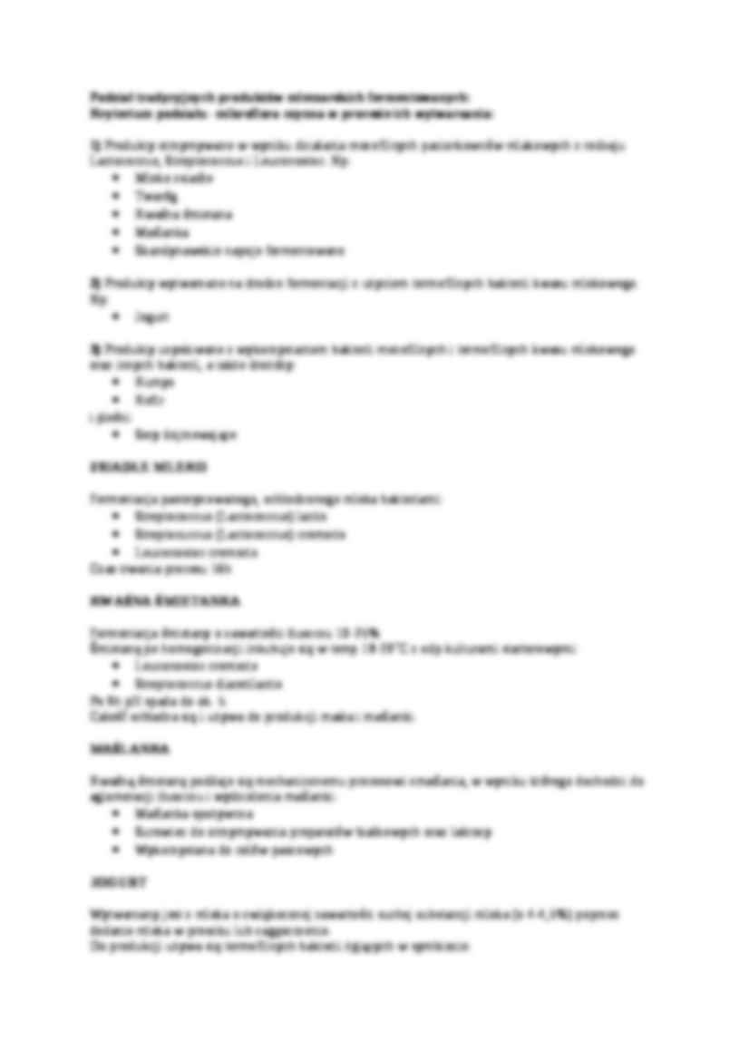 Procesy fermentacyjne - omówienie - strona 3