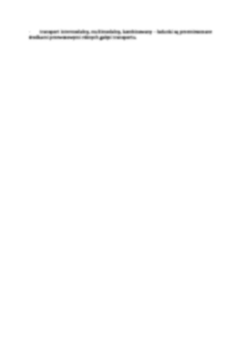 Kryteria podziału transportu - omówienie - strona 2