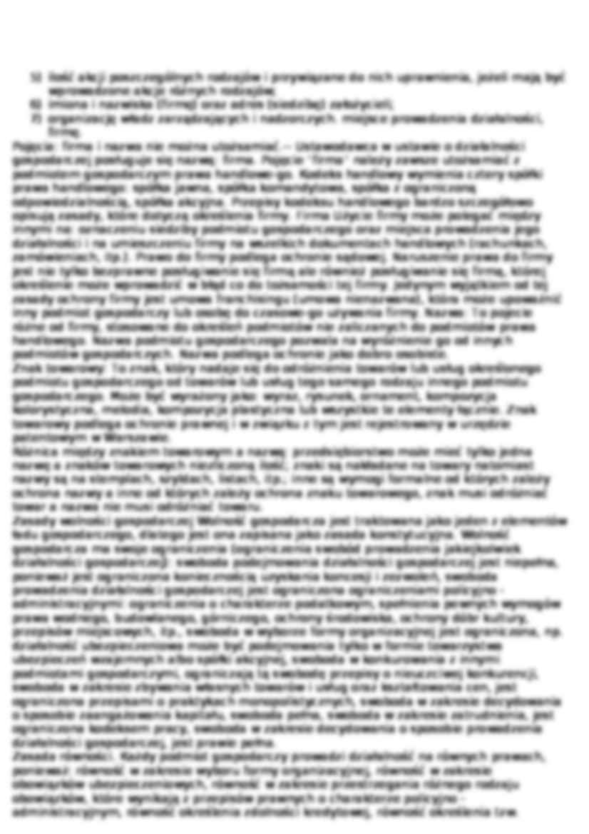 prawo gospodarcze - podstawowe zagadnienia - strona 3