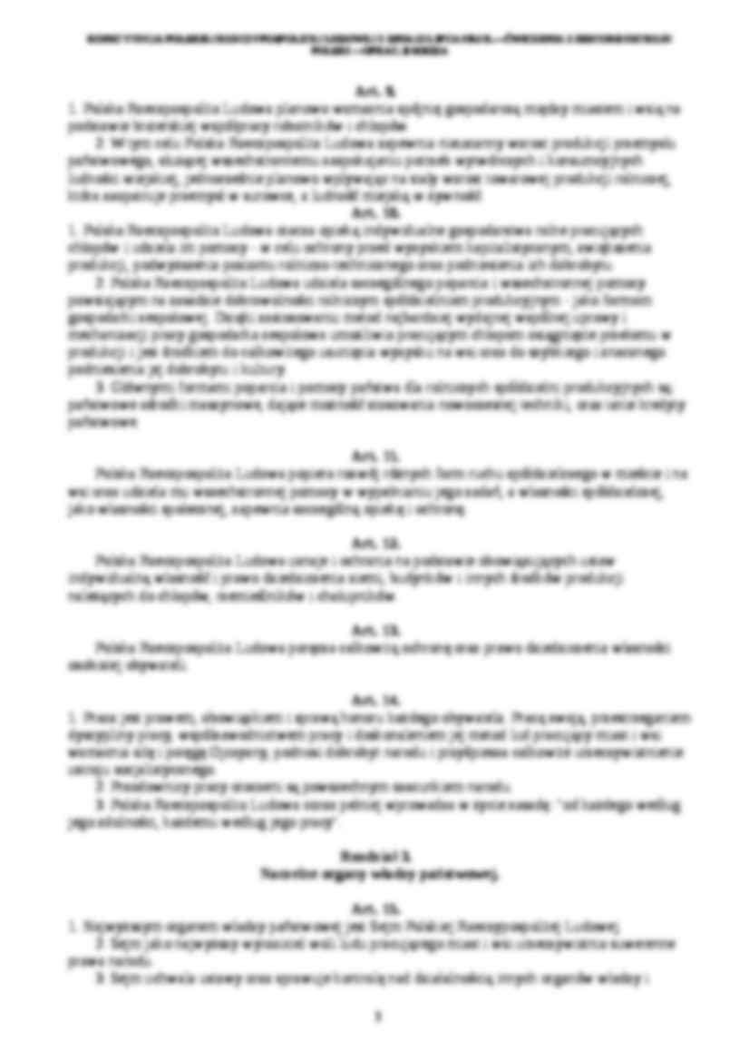 Konstytucja Polskiej Republiki Ludowej 1952  - strona 3