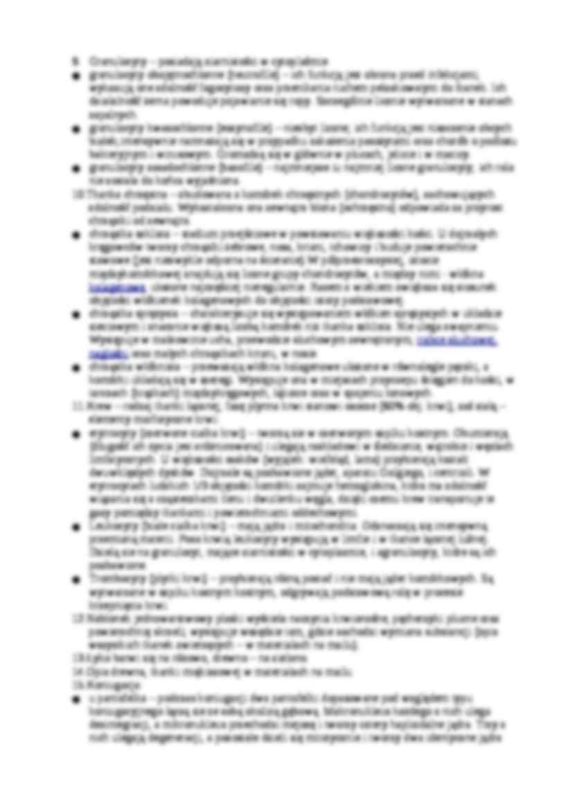 Biologia komórki - kolokwium - Elementy morfotyczne krwi - strona 2