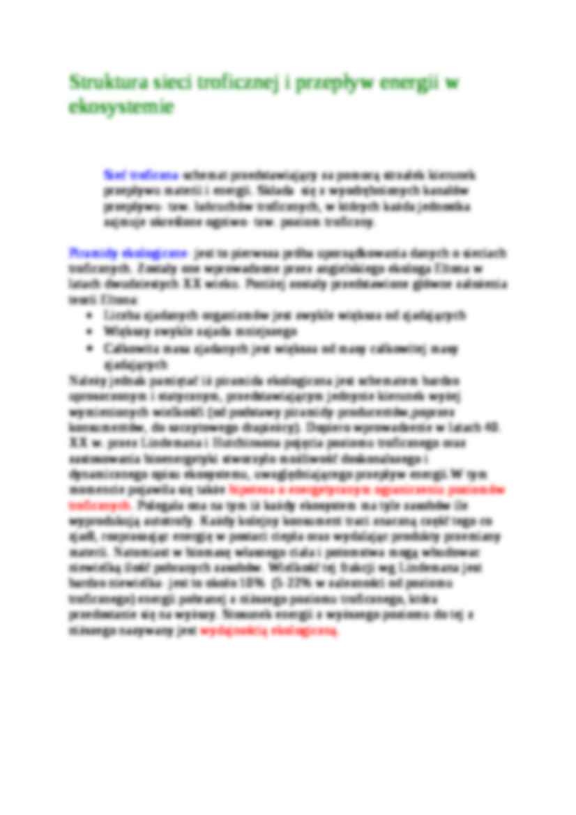 Funkcjonowanie ekosystemów-opracowanie - strona 2