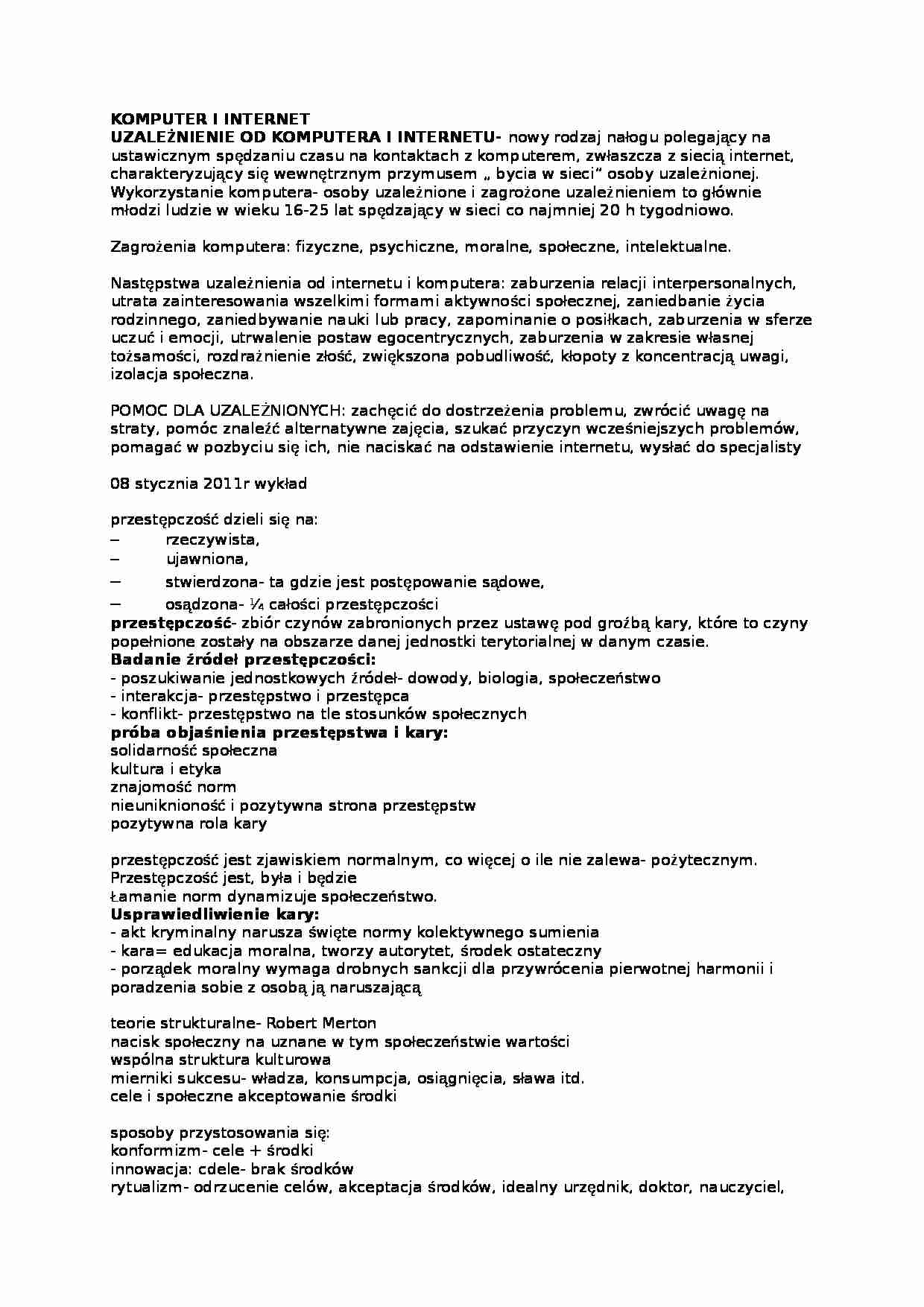 Wykład - Komputer i Internet - strona 1