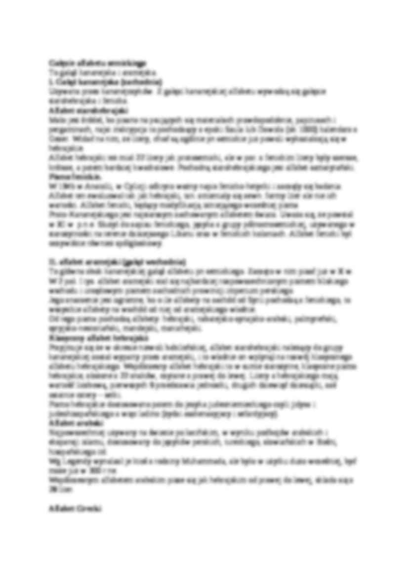 Wykład - Geneza i rozwój alfabetu - strona 2