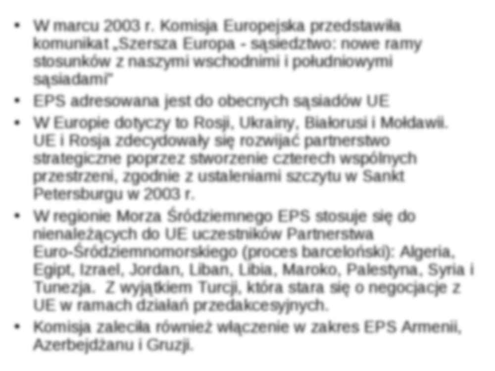 Prezentacja - Europejska Polityka Sąsiedztwa - strona 3