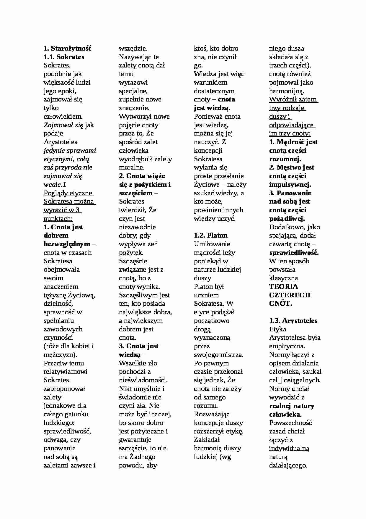 Wykład - początki etyki zawodowej - strona 1