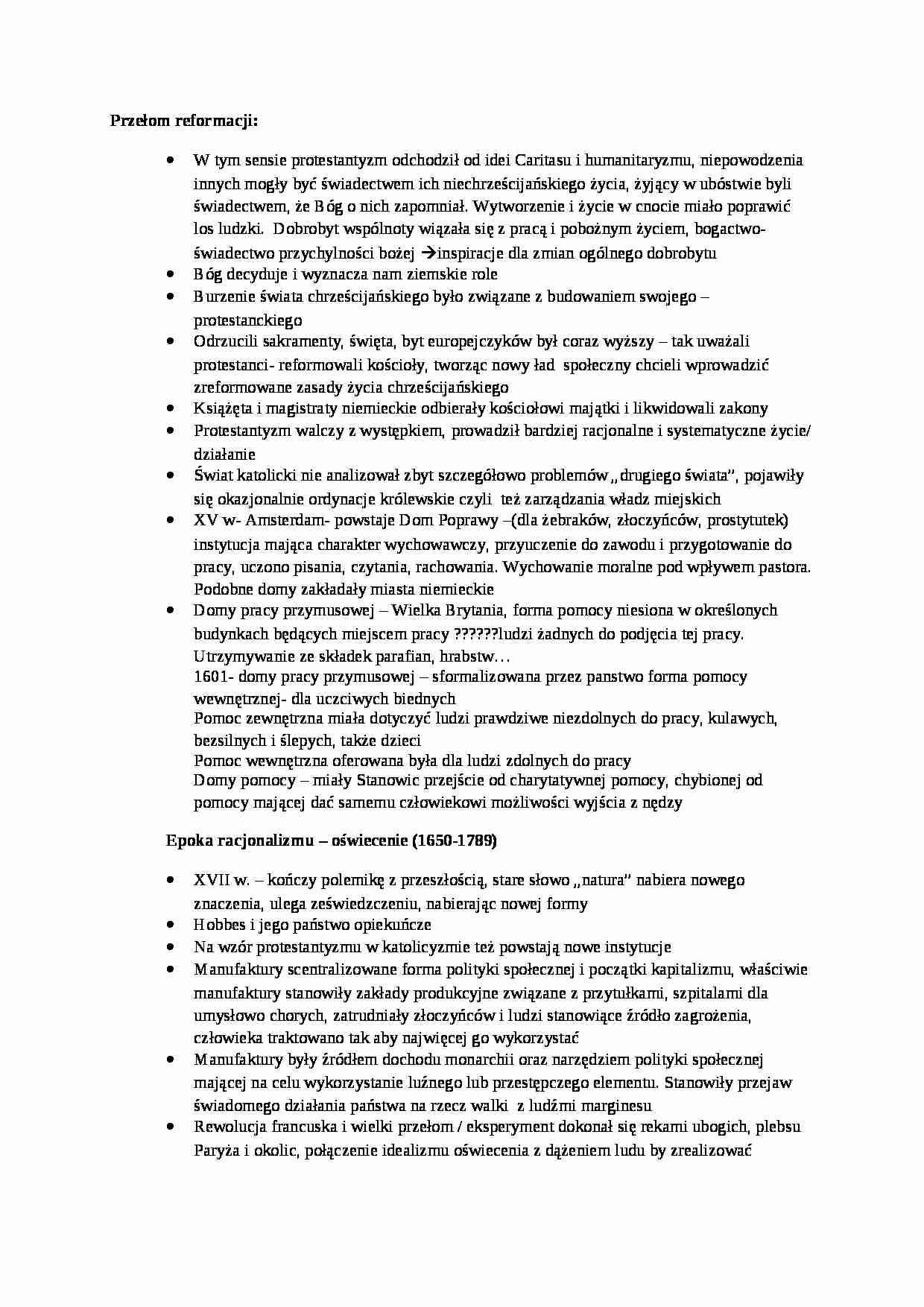 Wykład - Przełom reformacji - strona 1