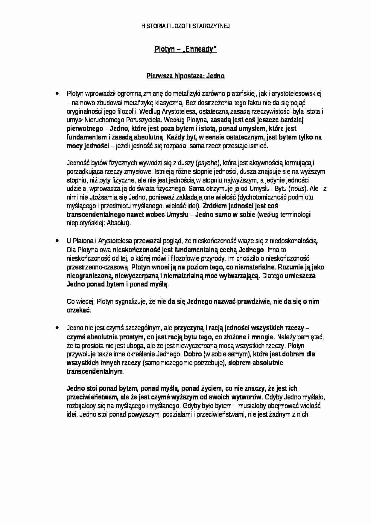 Wykład - Enneady - strona 1