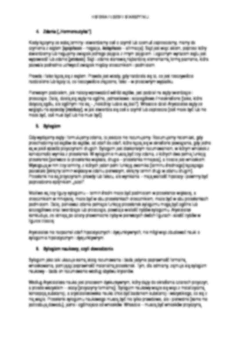 Wykład - Położenie podwalin pod logikę - strona 2