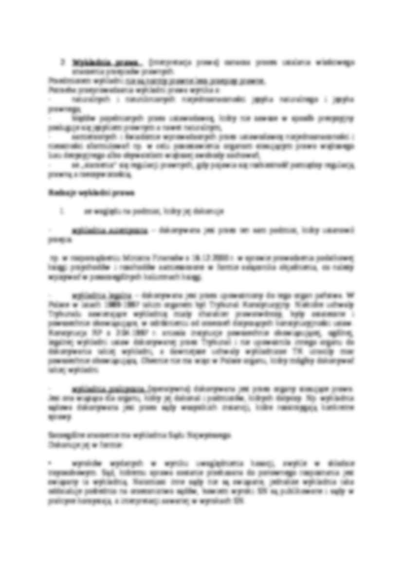Wykład - Przestrzeganie i stosowanie prawa - strona 2