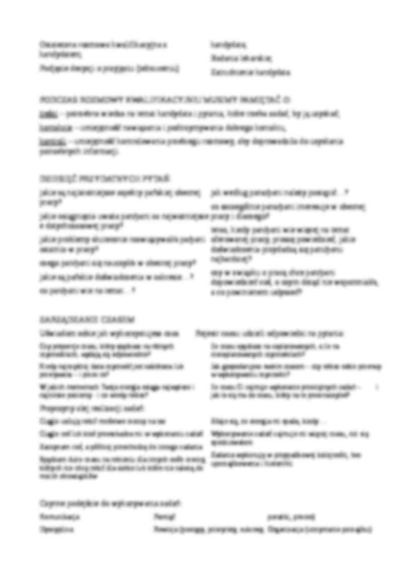 Wykład - Proces rekrutacji - strona 2