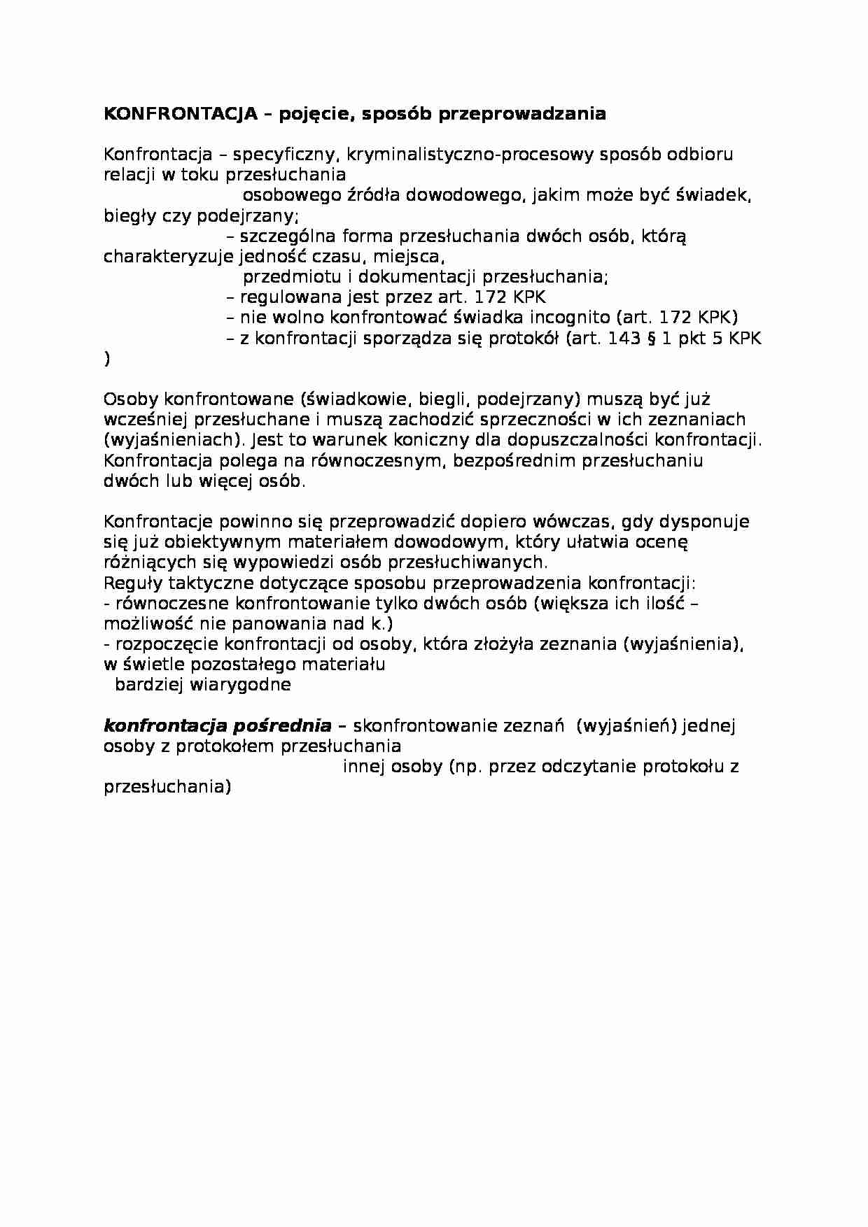 Wykład - Konfrontacja - strona 1