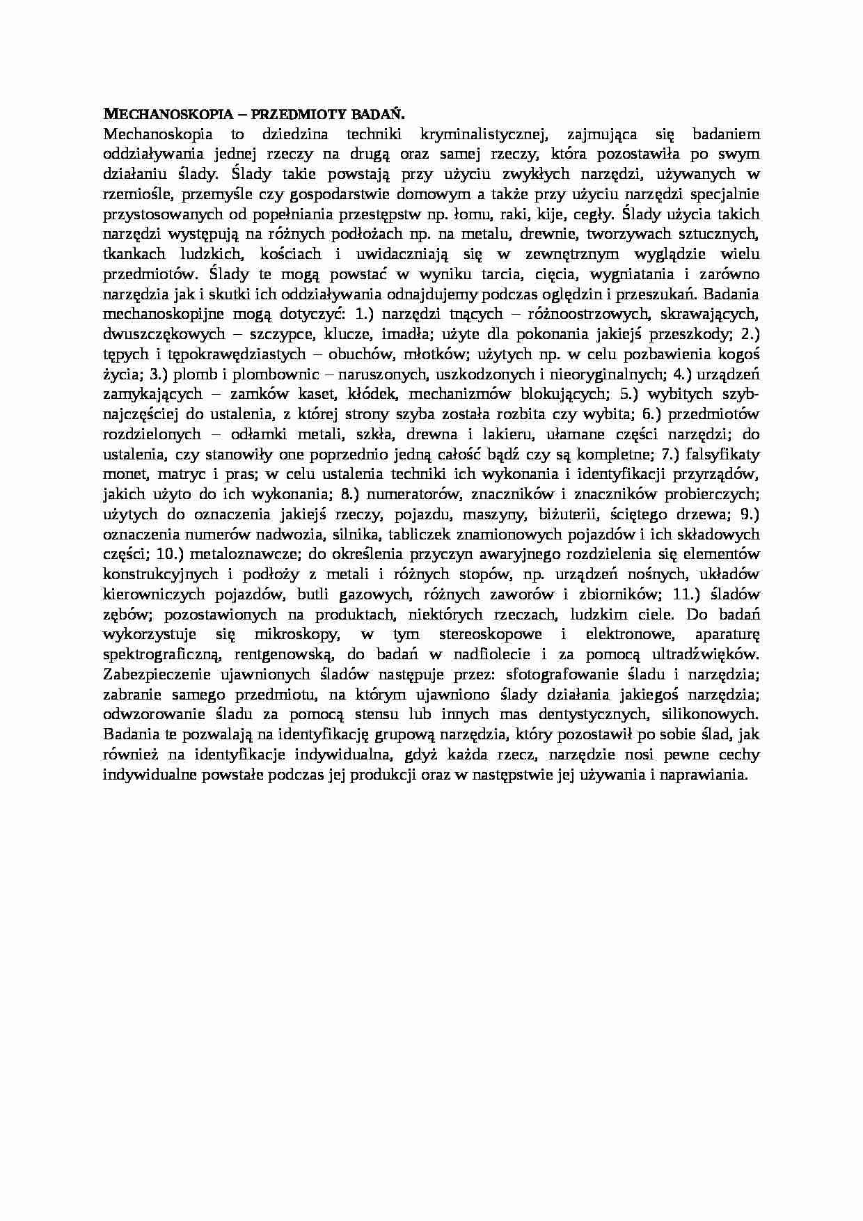 Wykład - Mechanoskopia - strona 1