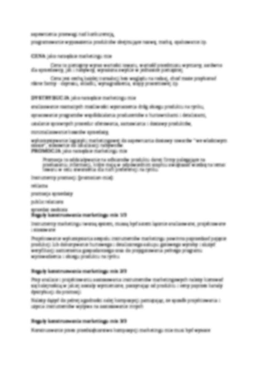 Wykład - Koncepcja marketingu - strona 2