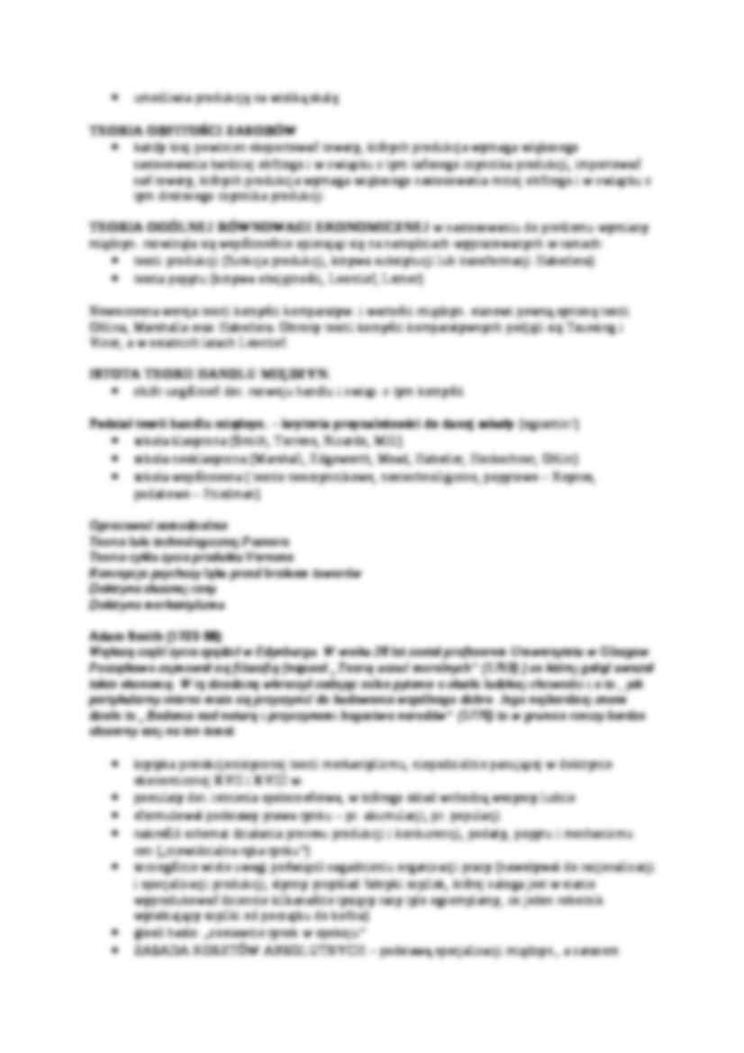 Wykład - Teoria handlu międzynarodowego i jej ewolucja - strona 3