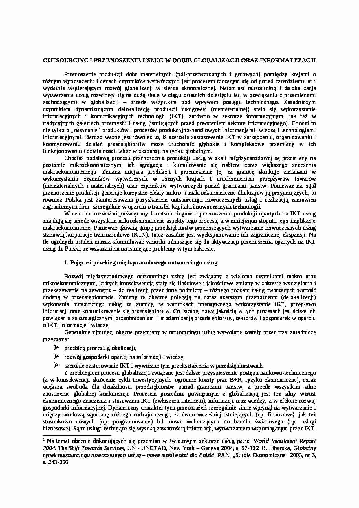 Wykład - przenoszenie usług - strona 1