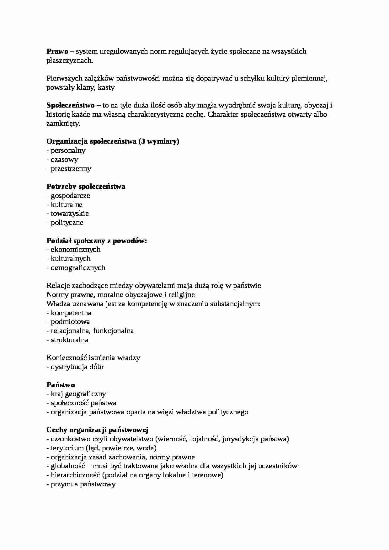 Wykład - Prawo - strona 1