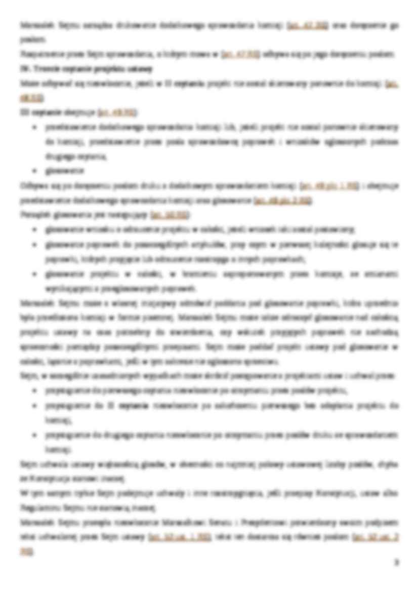 Wykład - Procedura ustawodawcza - strona 3