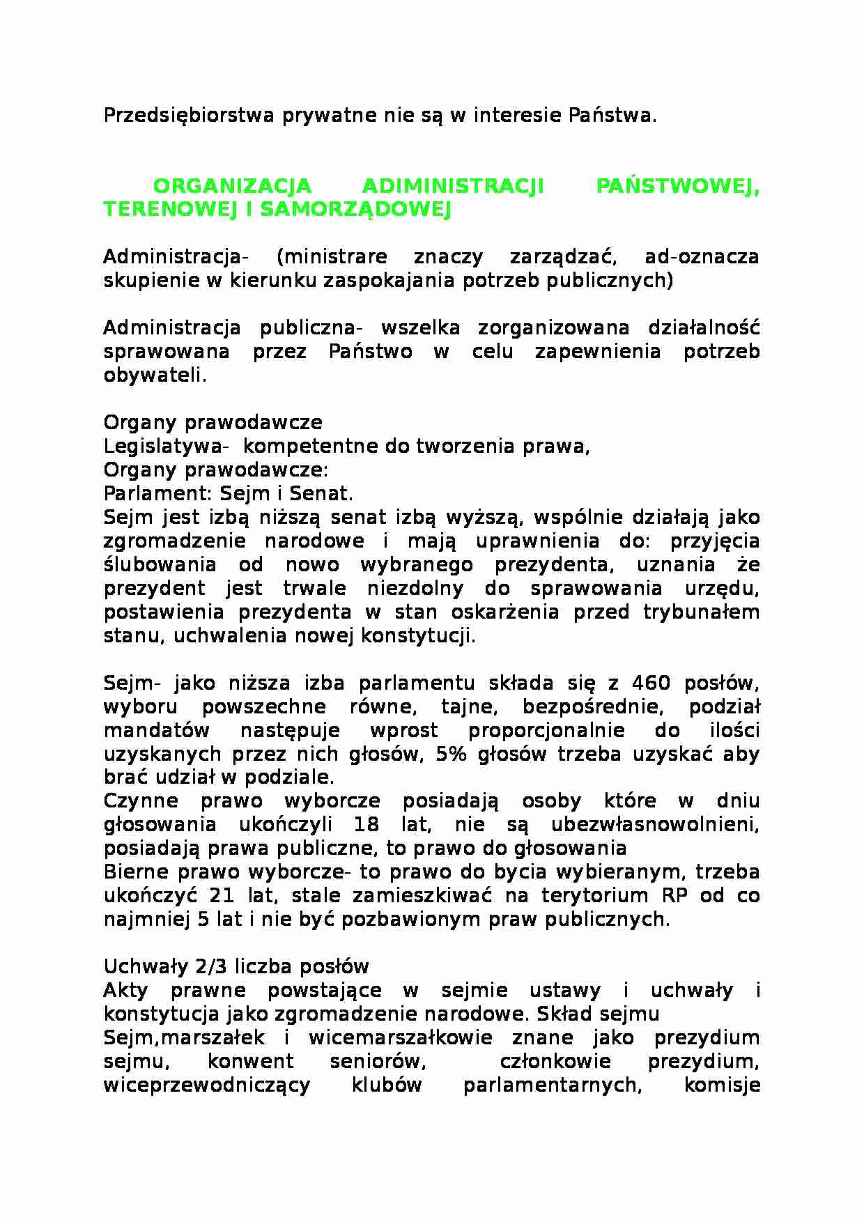 Wykład - Przedsiębiorstwa prywatne - strona 1