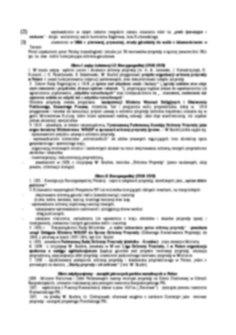 wykład - Historia ochrony przyrody w Polsce - strona 3