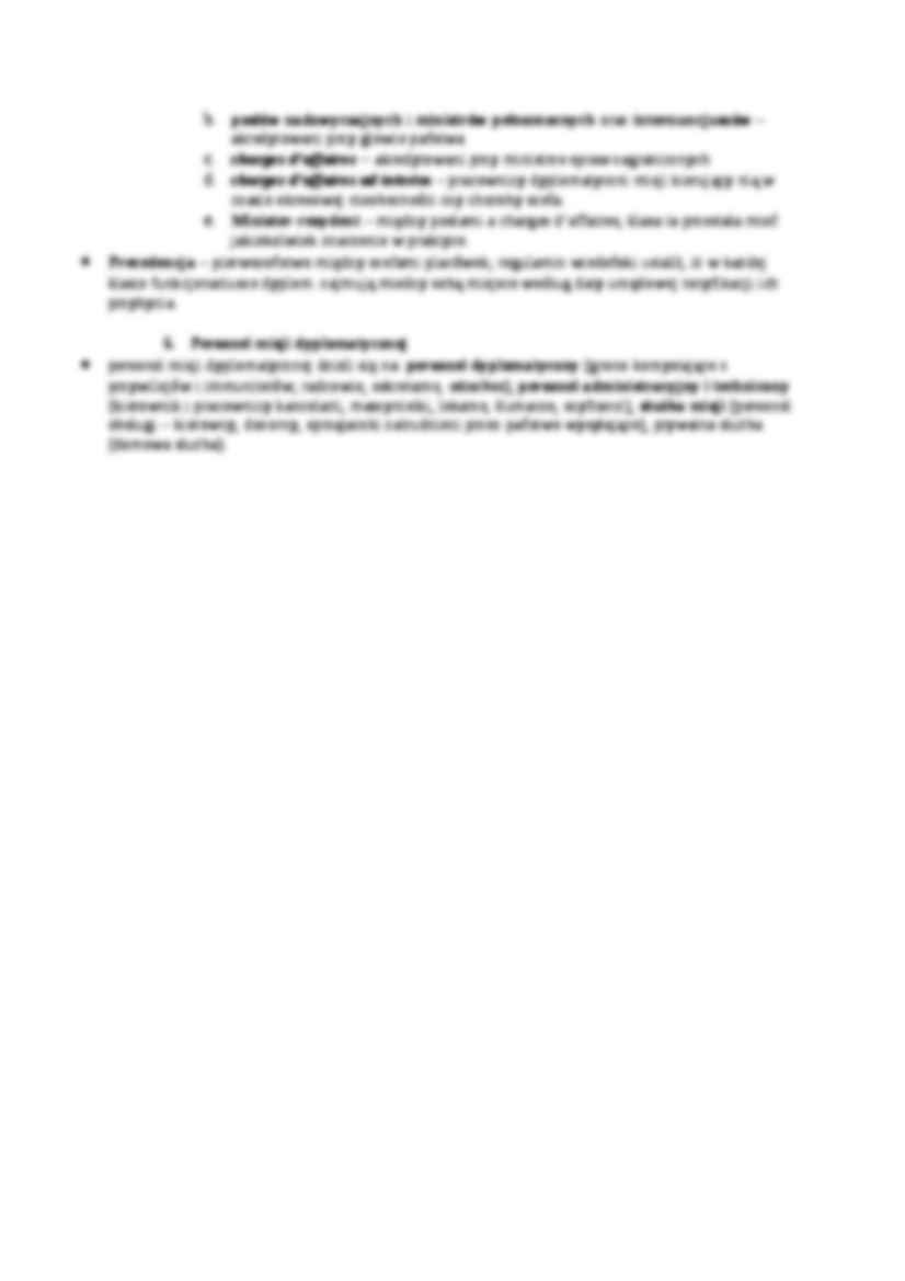 wykład - Stosunki dyplomatyczne - strona 2