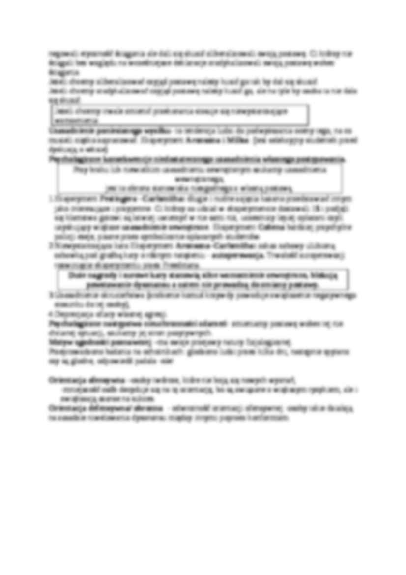 Wykład - dysonans poznawczy i jego wpływ na zachowania człowieka - strona 2