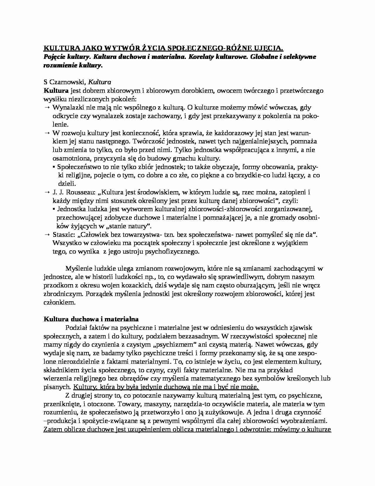 Wykład - wytwór życia - strona 1