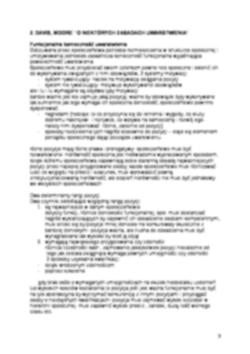 Wykład - stratyfikacja społeczeństwa - strona 3