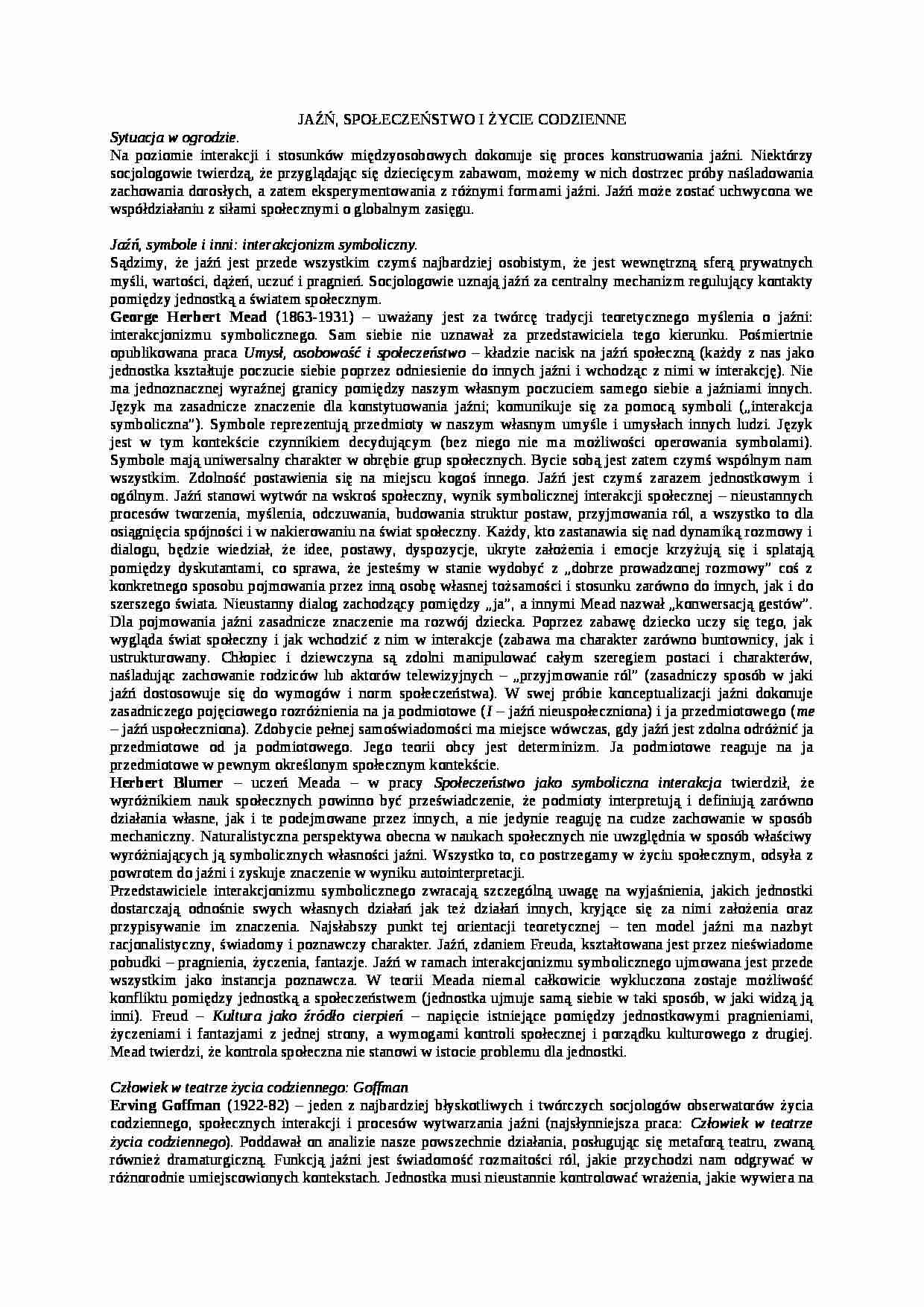 Wykład - jaźń - strona 1