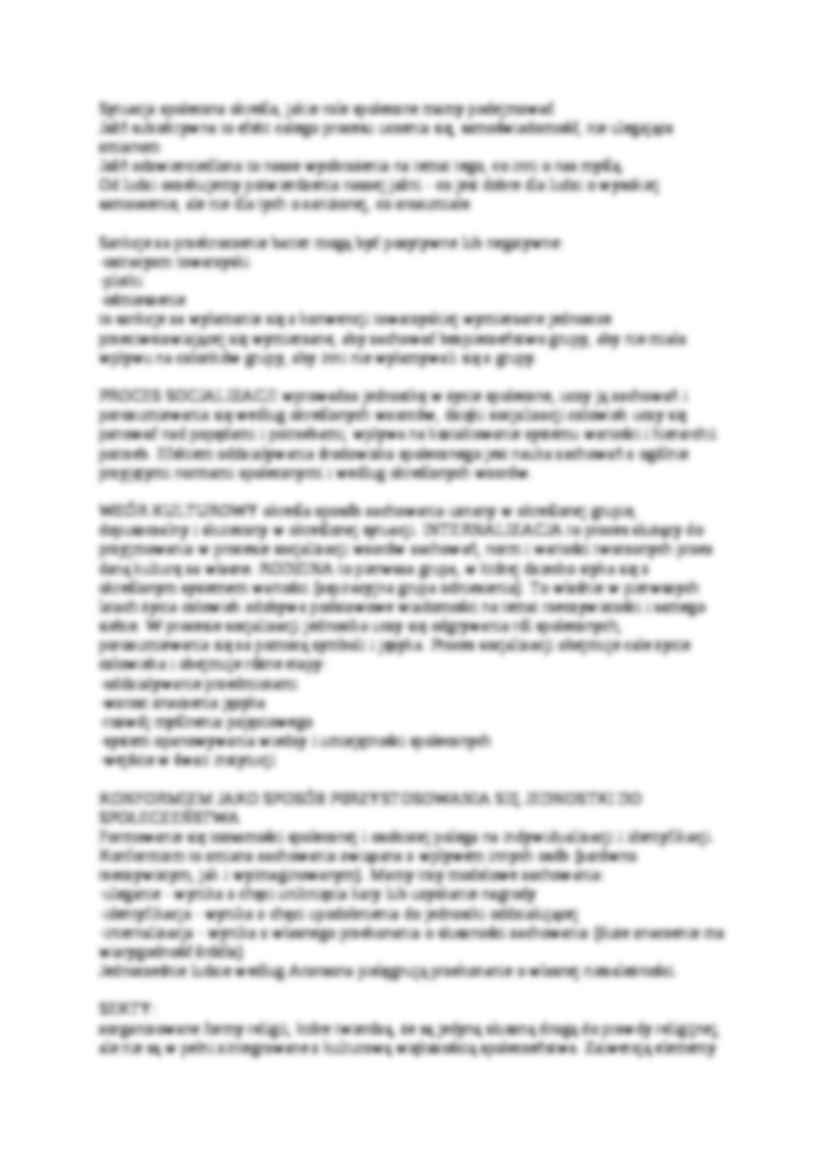 Wykład - Kultura jako element kontroli społecznej - strona 2