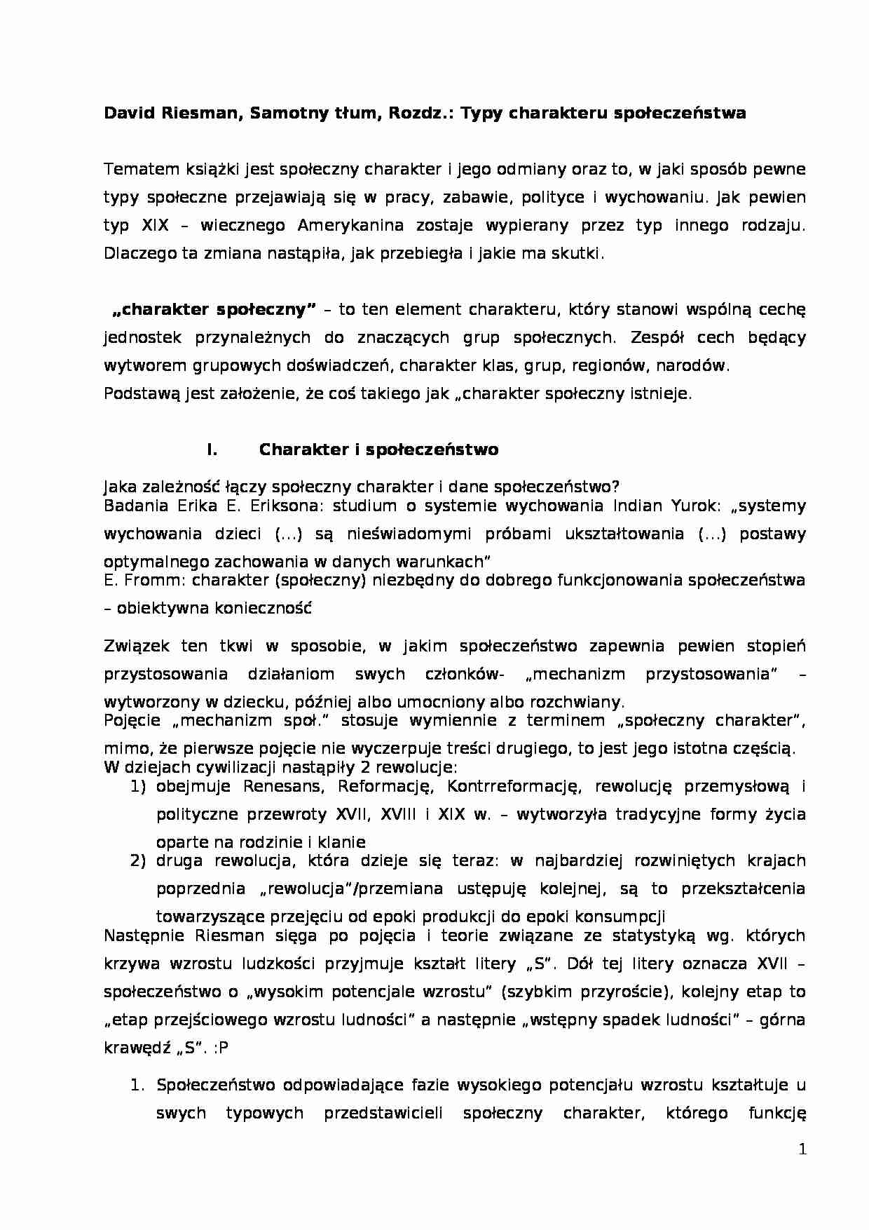 Wykład - Samotny tłum - strona 1